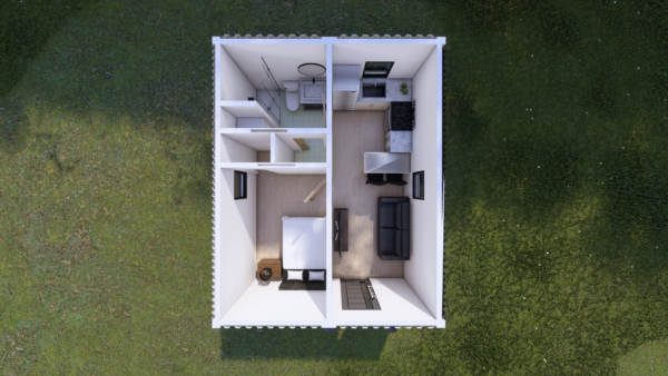 Shipping Container Floorplan