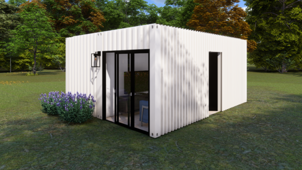 Double 20' Shipping Container Home