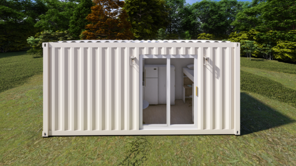 Shipping Container Minimalist Studio Plans