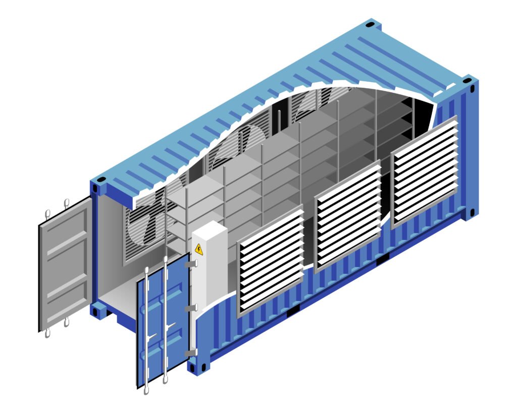 Shipping Container Bitcoin Mining