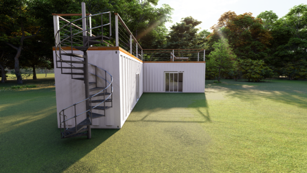 Premium Pre-Engineered 480sqft Shipping Container Home Plans