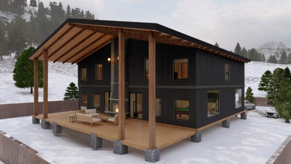 Shipping Container Home Ski Cabin