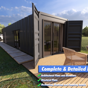 Shipping Container House Plans: Cyber Space – A2