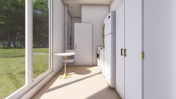 Shipping Container Minimalist Studio Plans