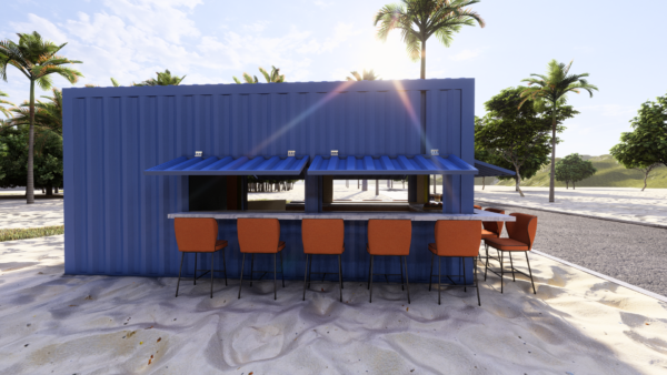 Oasis Shipping Container Bar