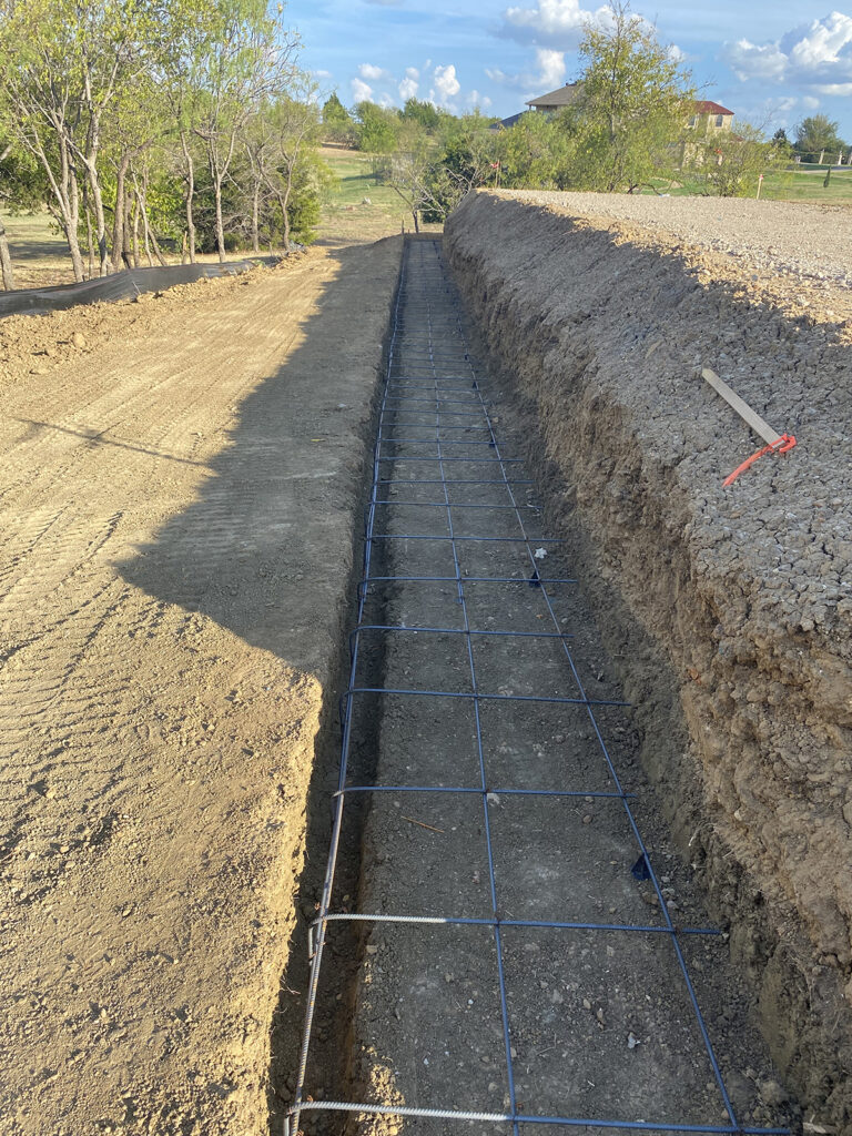 Retaining Wall Footing Engineer Letter and Inspection